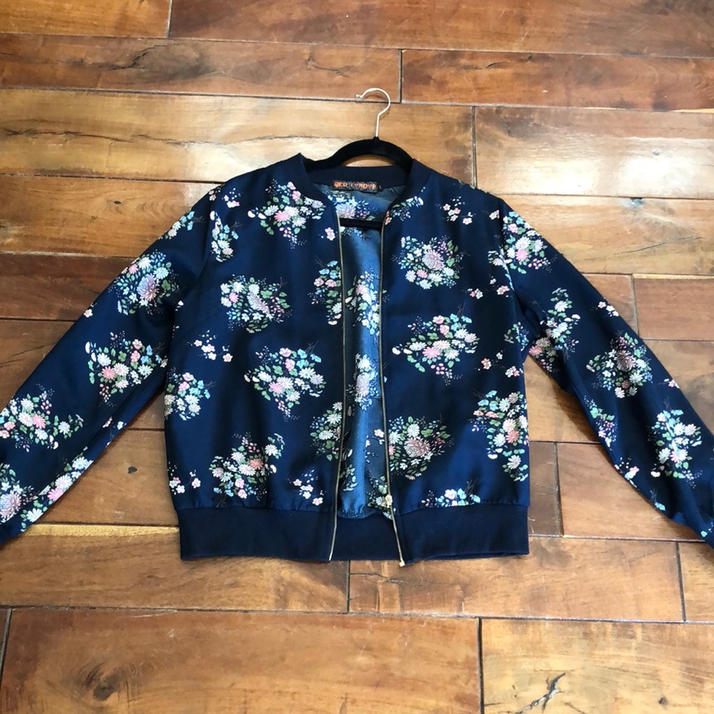 LF floral bomber jacket (RARE)